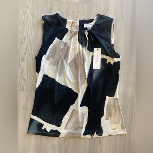 Women’s Calvin Klein Sleeveless Blouse Sz M NWT